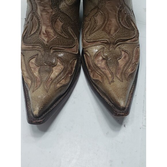 Corral Women’s 4841 Antique Brown Leather Pointed Toe Cowboy Boots Size 8.5 M - Picture 6 of 11